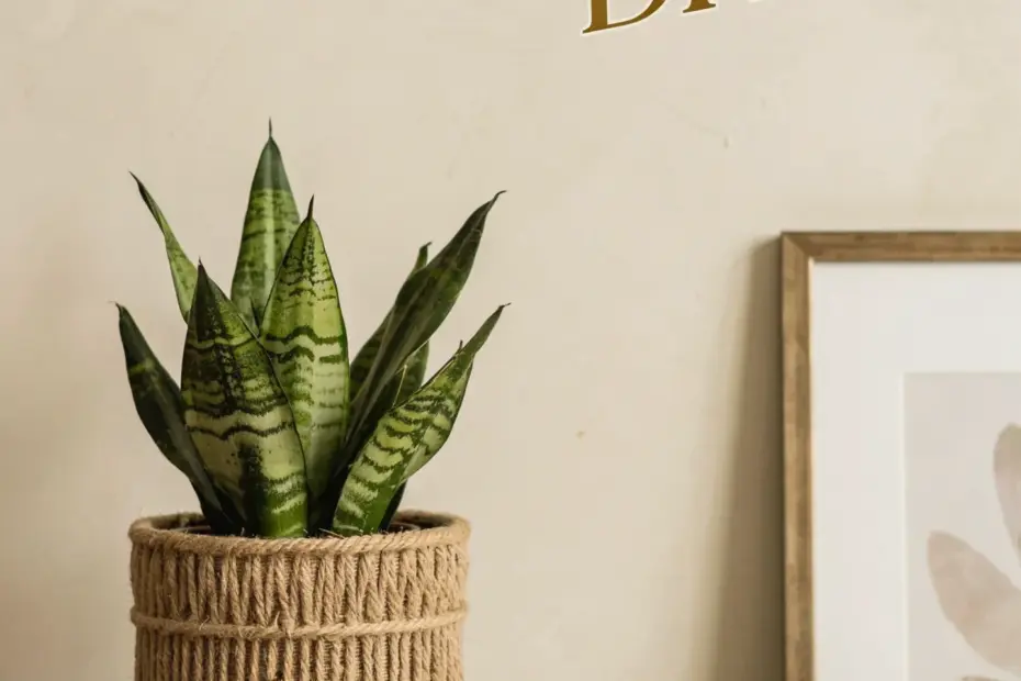 DIY Jute Boho Planter | Easy Natural Decor | Home Craft Idea