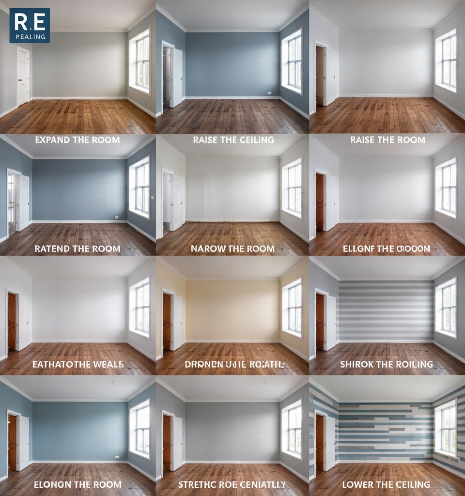 12 Room Painting Techniques To Visually Change Any Space Size
