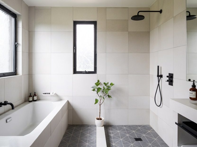 Sleek Modern Bathroom Design Ideas: Floating Vanities & Freestanding Tubs for a Spa Retreat