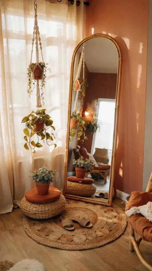 Jute Decor Before and After | Boho Reading Corner Makeover with Natural Textures