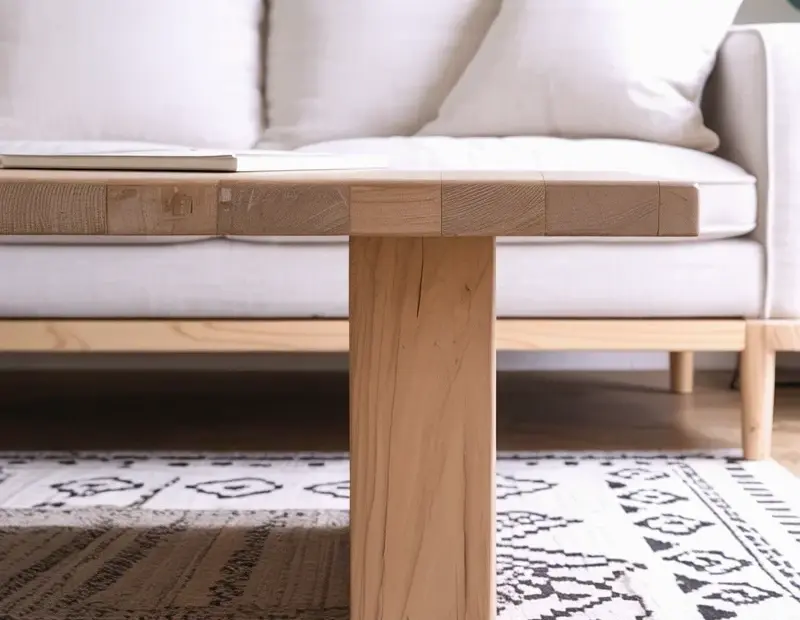 How to Style a Coffee Table with a Moroccan Rug | Minimalist Boho Living Room