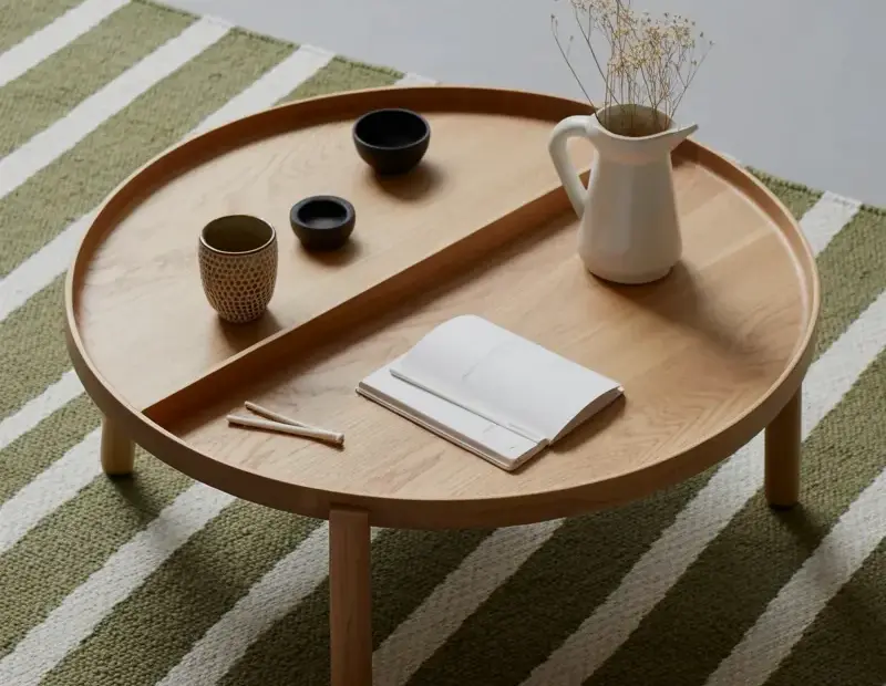Minimalist Coffee Table Decor for a Cozy Fall Living Room