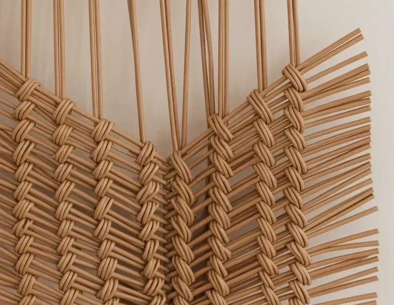 Paper Macrame Wall Hanging DIY - My Blank Wall Transformation